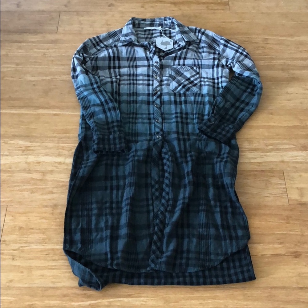 NWT ANTHRO PAPERCRANE TUNIC DUSTER LARGE